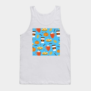 love pumpkin spice blue Tank Top